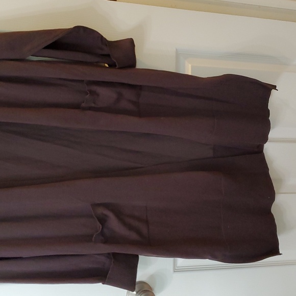 Terra and Sky Plus Brown Cardigan 0X - Picture 2 of 4